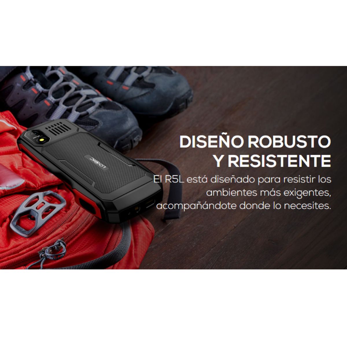 LOGIC - CELULAR BASICO LOGIC R5L 4G DUAL SIM - NEGRO