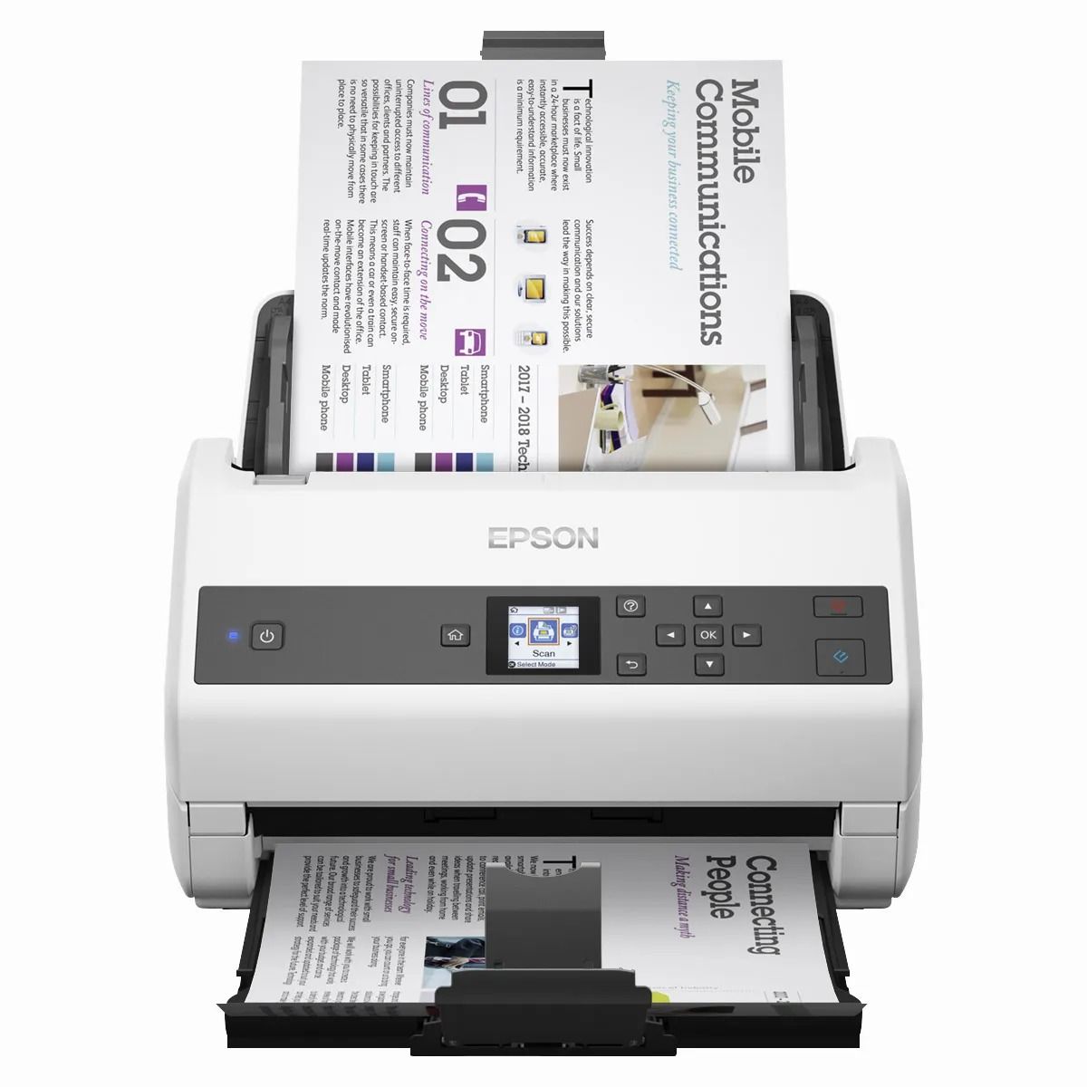 EPSON - Escáner Epson WorkForce DS-870, 600dpi, 65 ppm / 130 ipm, ADF.