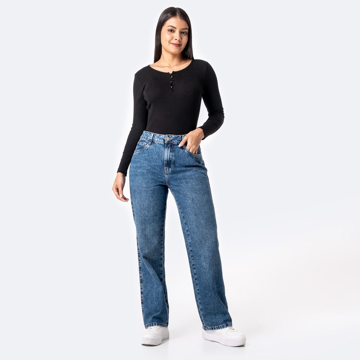 PIONIER - Jean Denim Mujer Deyam Pionier