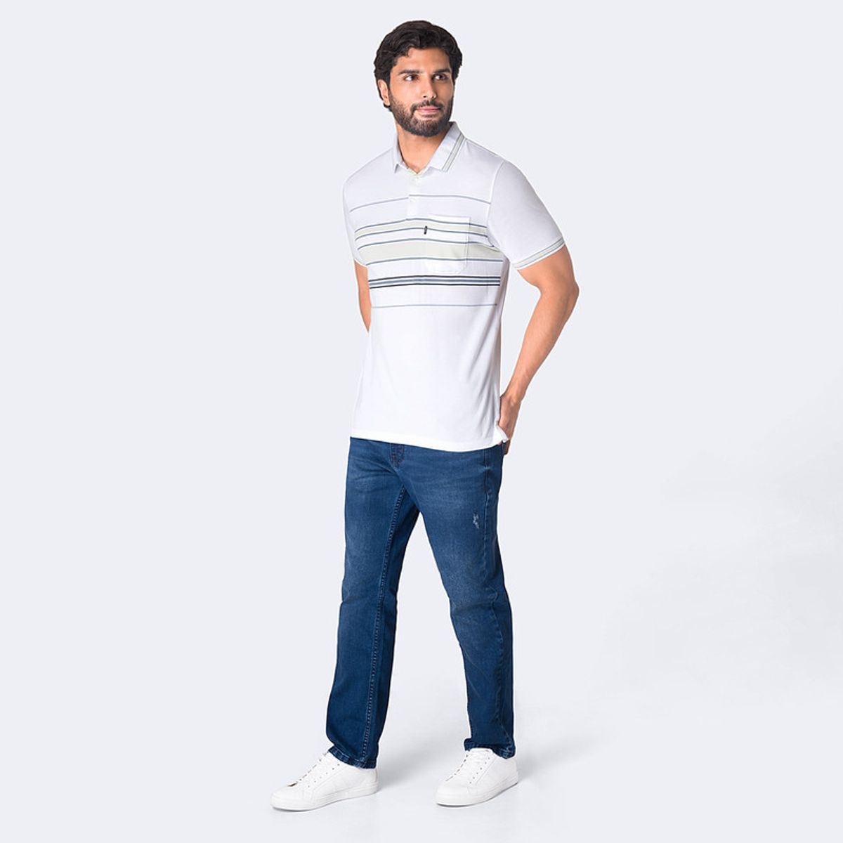 PIONIER - Jean Semi Pitillo Denim Stretch Hombre Admin Pionier