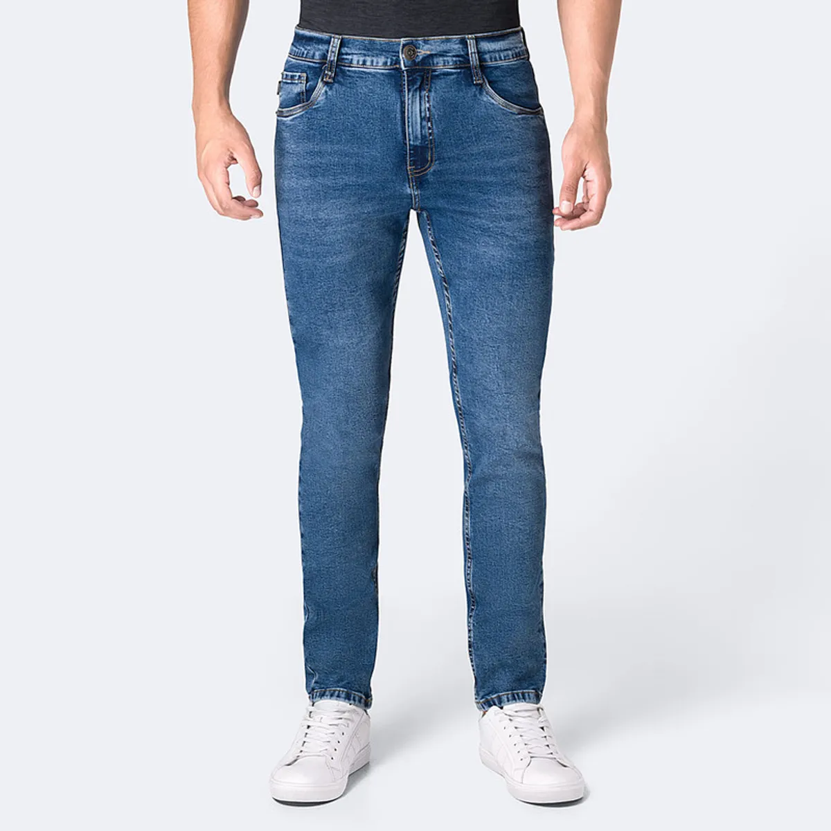 PIONIER - Jean Pitillo Denim Stretch Hombre Gotze L-Azul Pionier