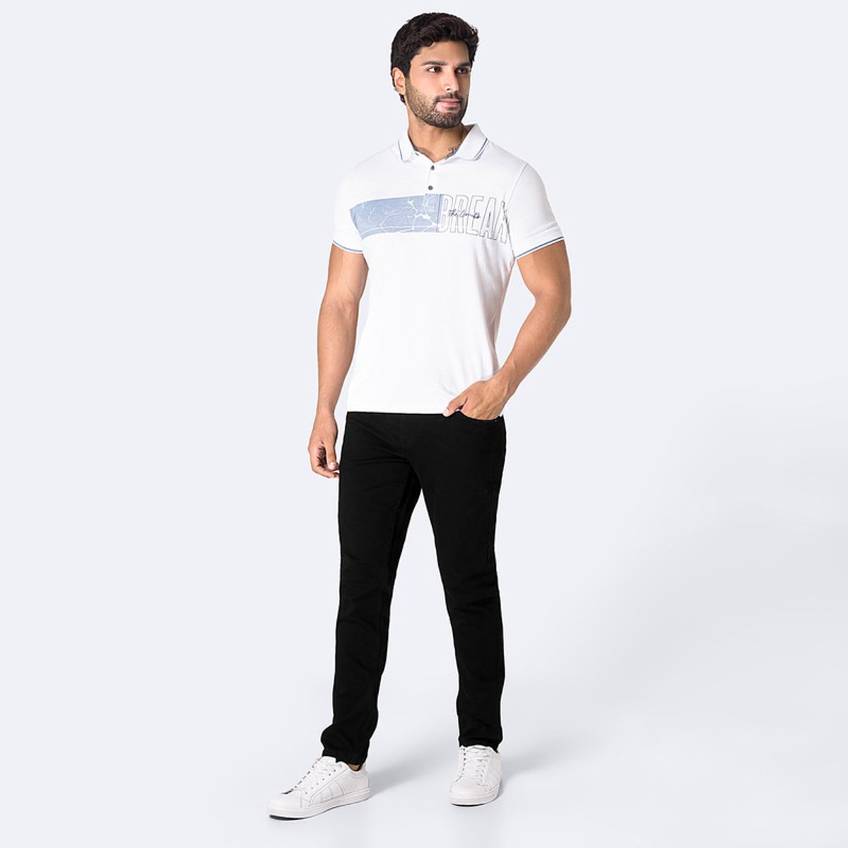 PIONIER - Jean Pitillo Denim Stretch Hombre Gotze L-Negro Pionier