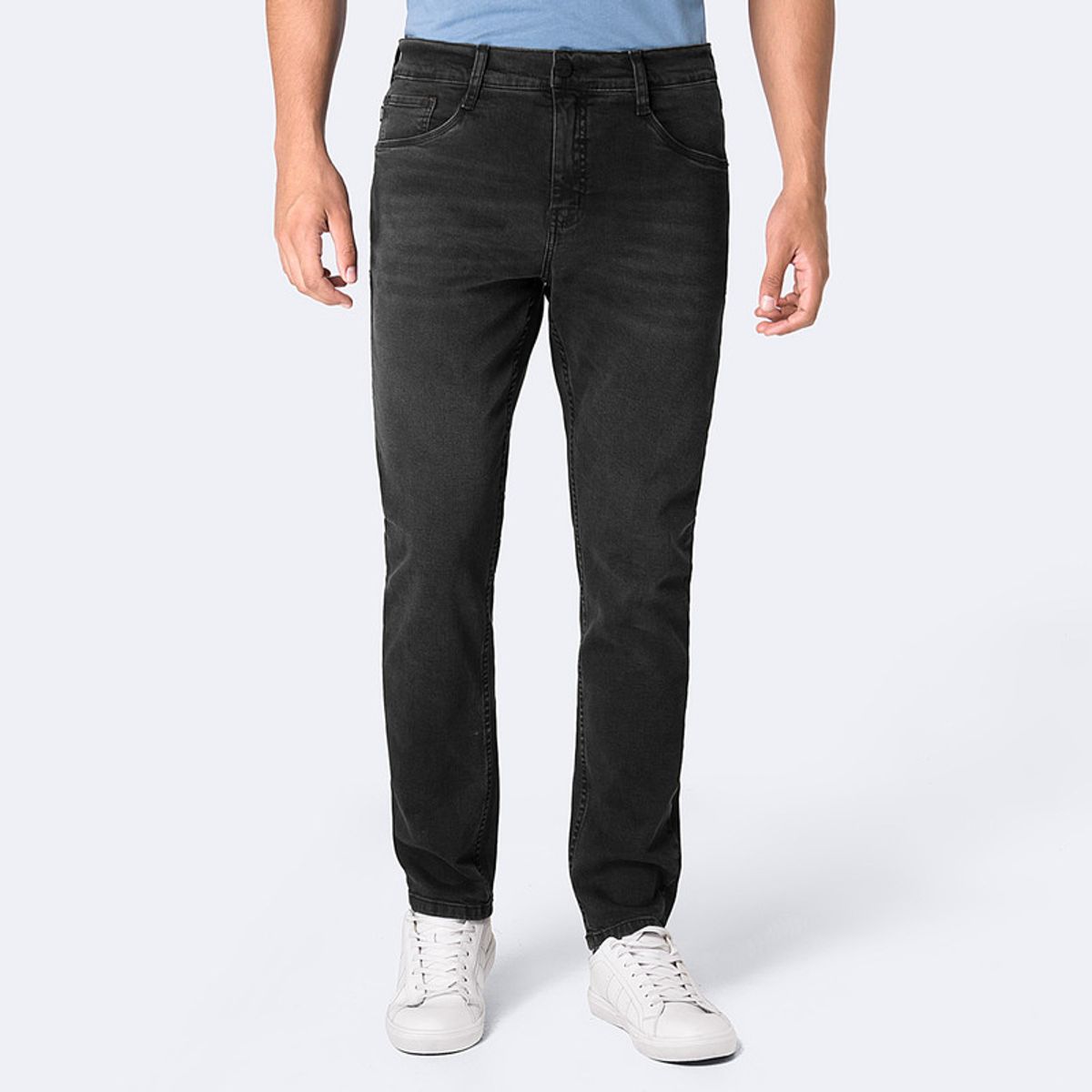 PIONIER - Jean Pitillo Denim Stretch Hombre Gotze L-Negro Pionier