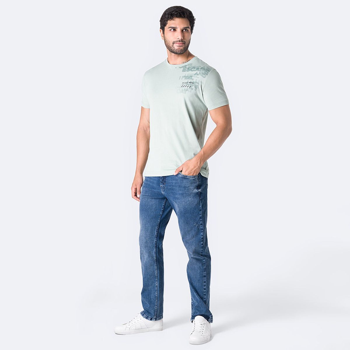 PIONIER - Jean Semi Pitillo Denim Stretch Hombre Haellh Pionier