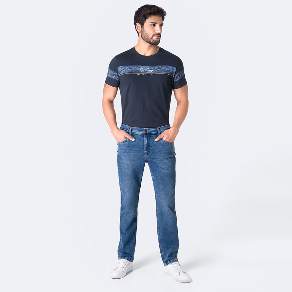 PIONIER - Jean Semi Pitillo Denim Stretch Hombre Omarr Pionier