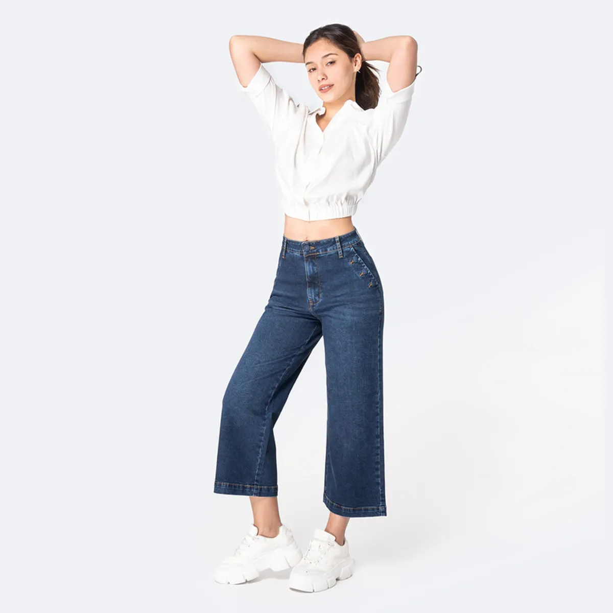 PIONIER - Jean Denim Stretch Mujer Brunelha Pionier