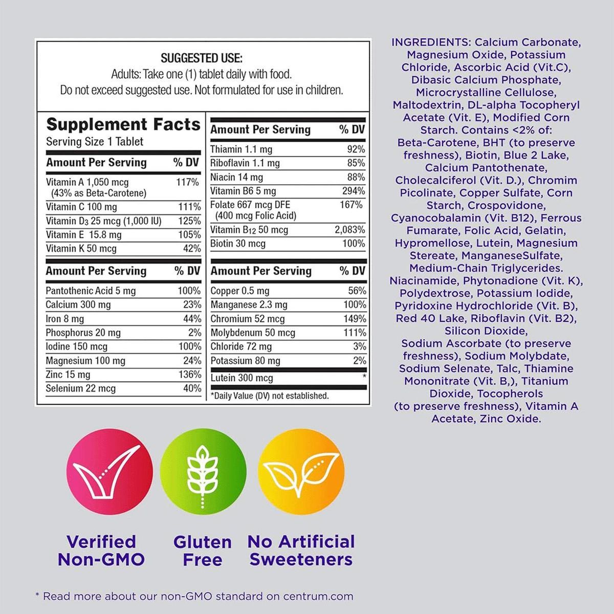 CENTRUM - Silver Women 50+ (200 Tabletas) – Centrum