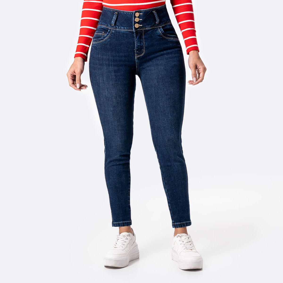 PIONIER - Jean Pitillo Denim Stretch Mujer Dayannah Pionier