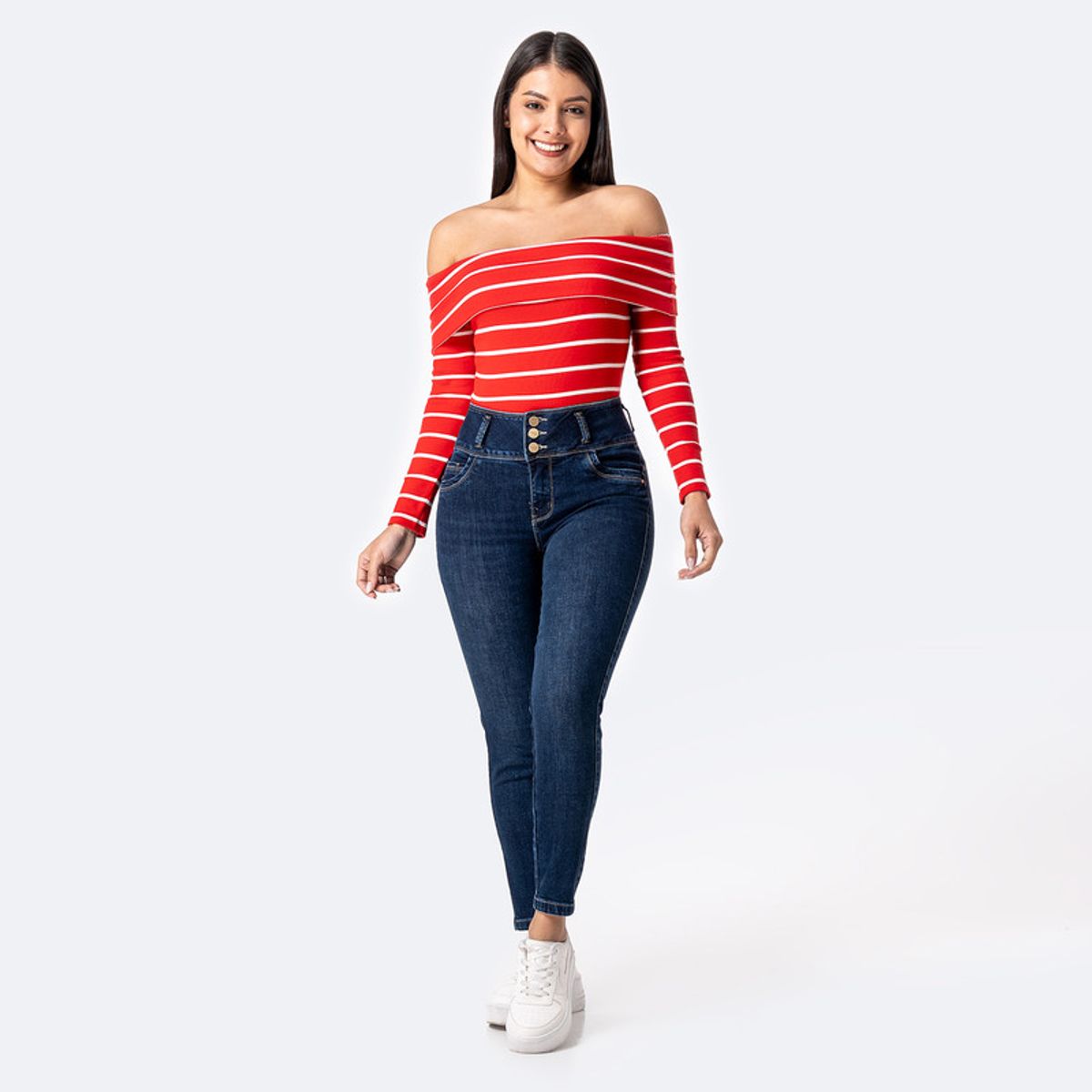 PIONIER - Jean Pitillo Denim Stretch Mujer Dayannah Pionier