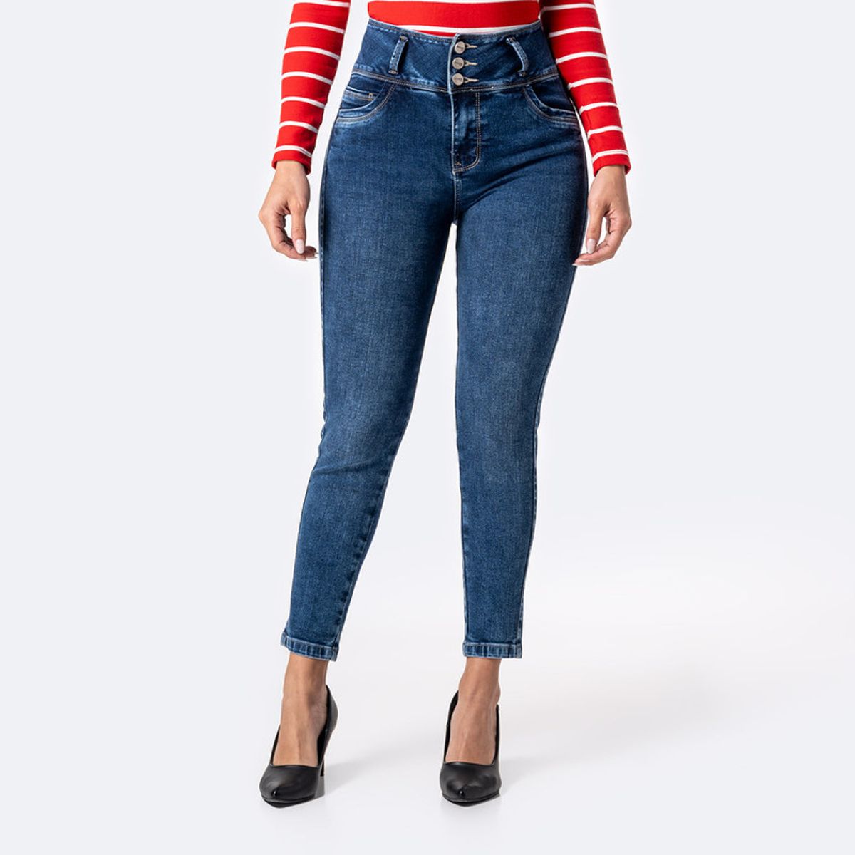 PIONIER - Jean Pitillo Denim Stretch Mujer Dayannah Pionier