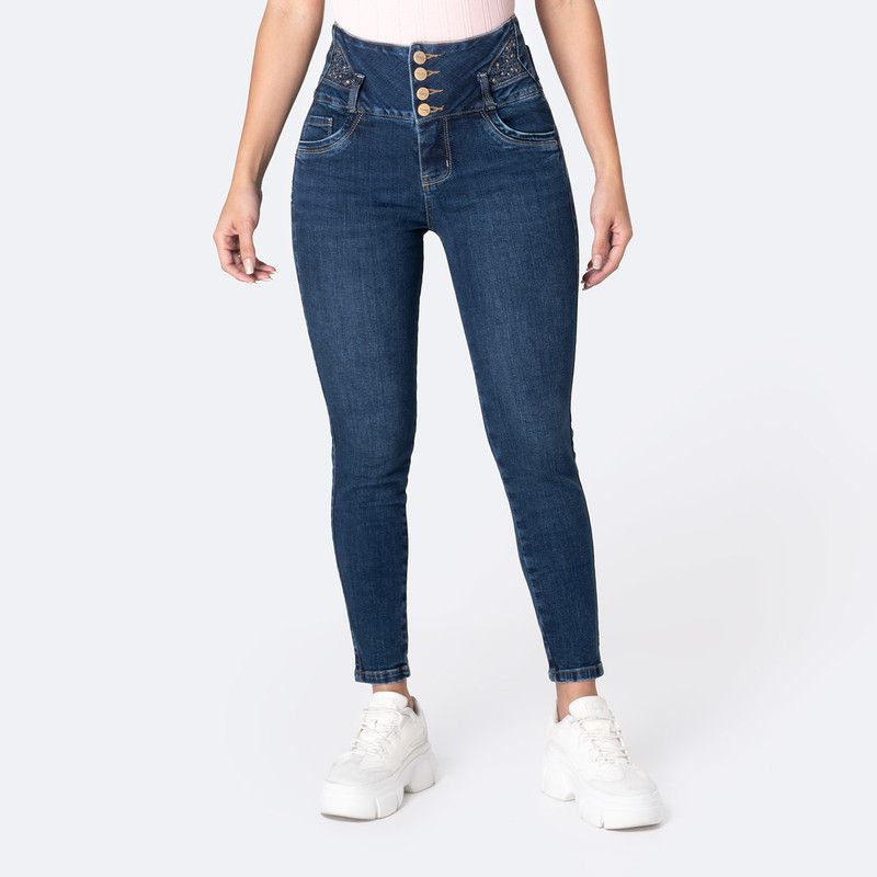PIONIER - Jean Pitillo Denim Stretch Mujer Daynah Pionier