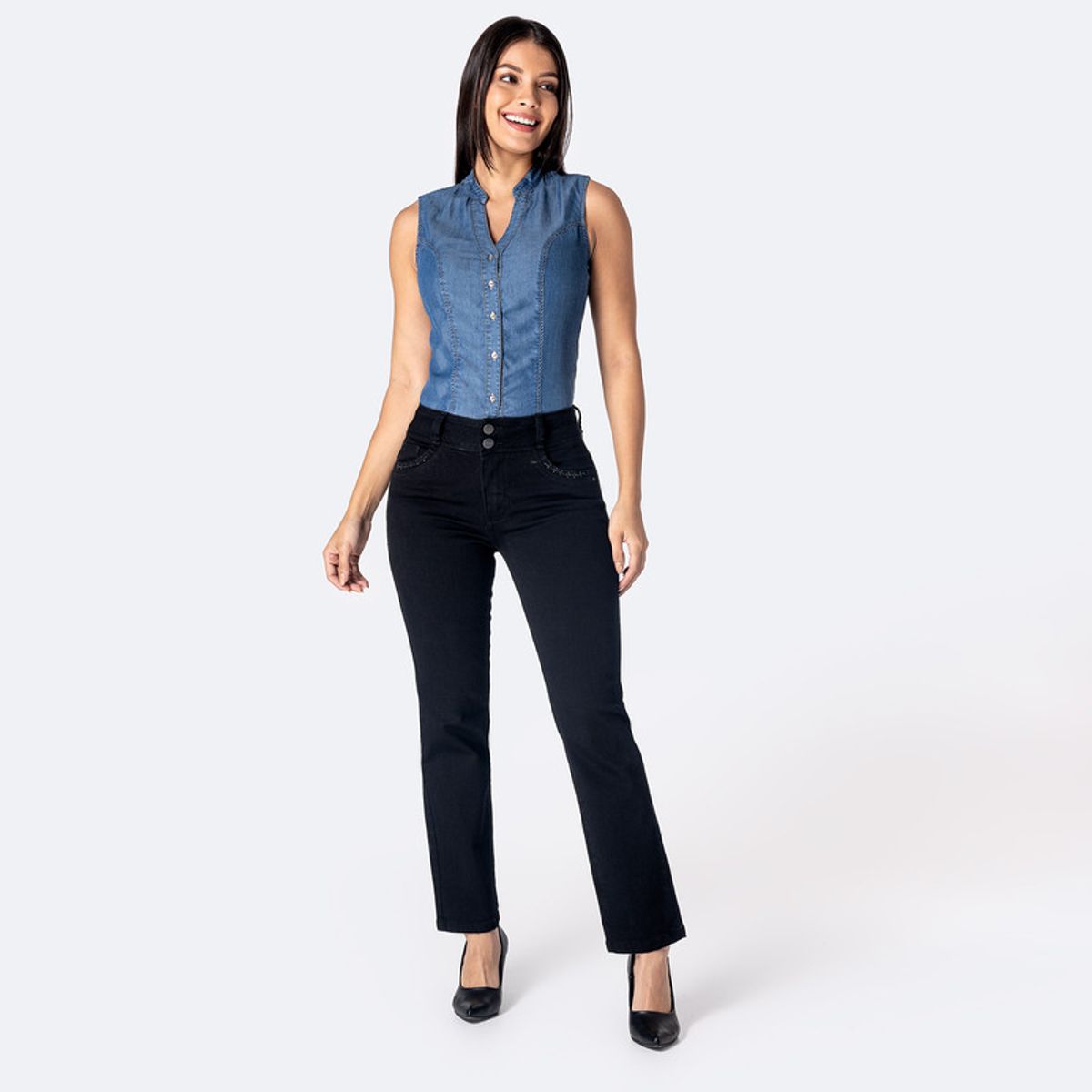PIONIER - Jean Denim Stretch Mujer Donnaih Pionier