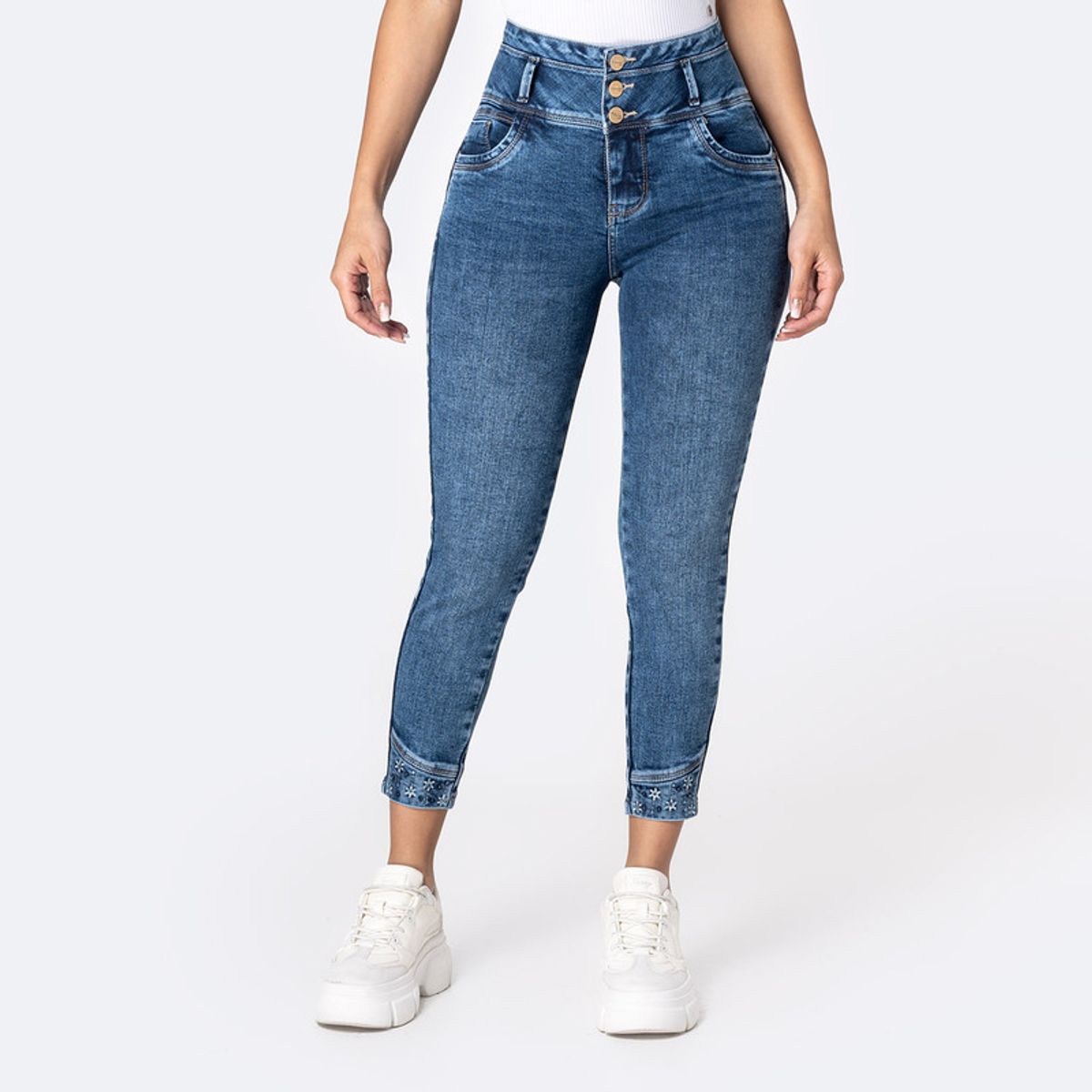 PIONIER - Jean Denim Stretch Mujer Fabbia Pionier