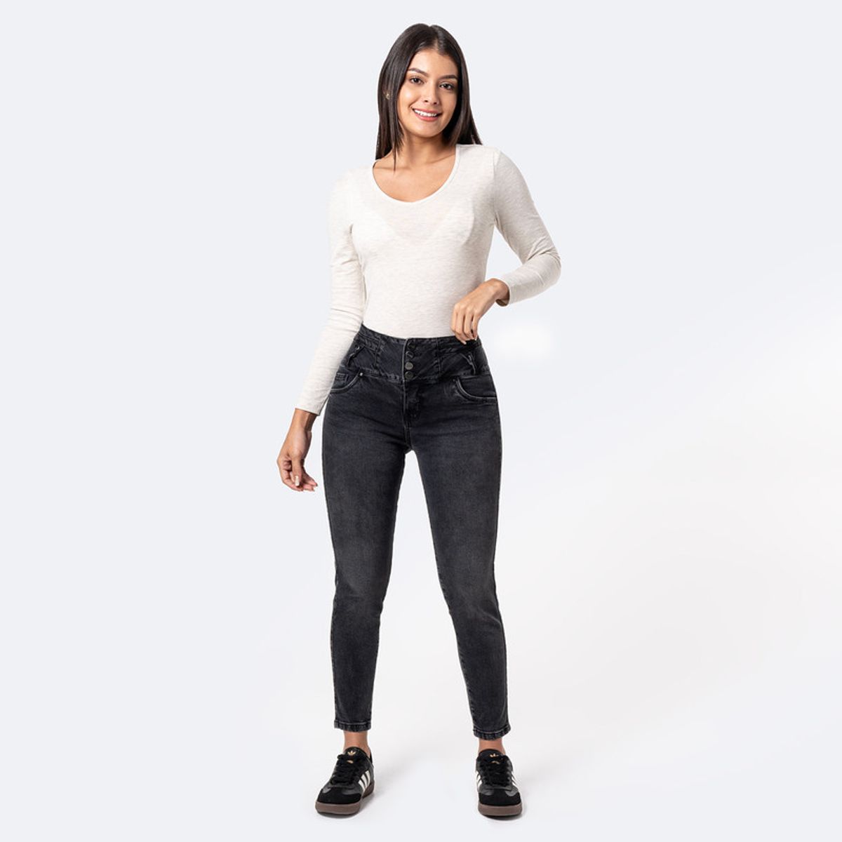 PIONIER - Jean Pitillo Denim Stretch Mujer Mereddit Pionier