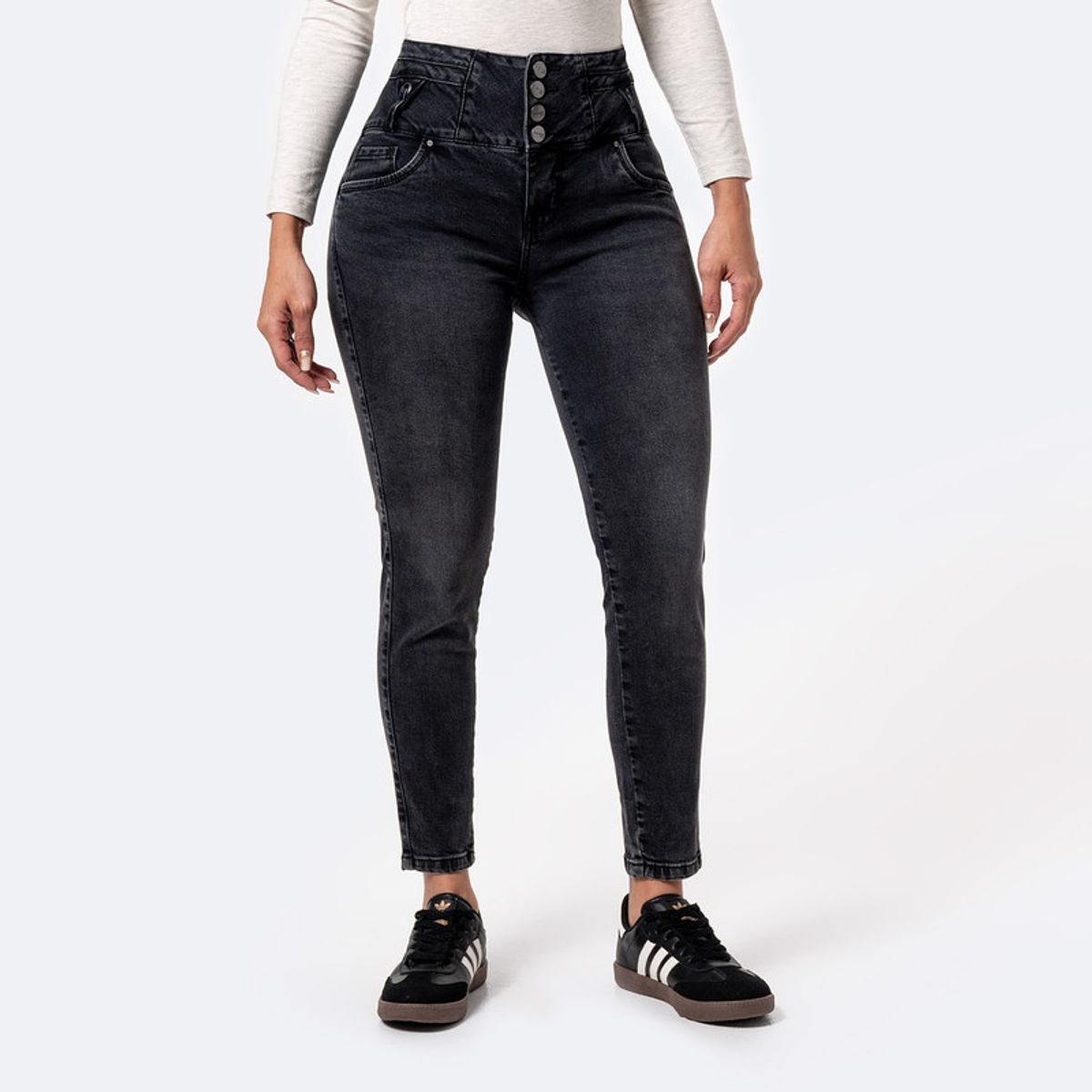 PIONIER - Jean Pitillo Denim Stretch Mujer Mereddit Pionier