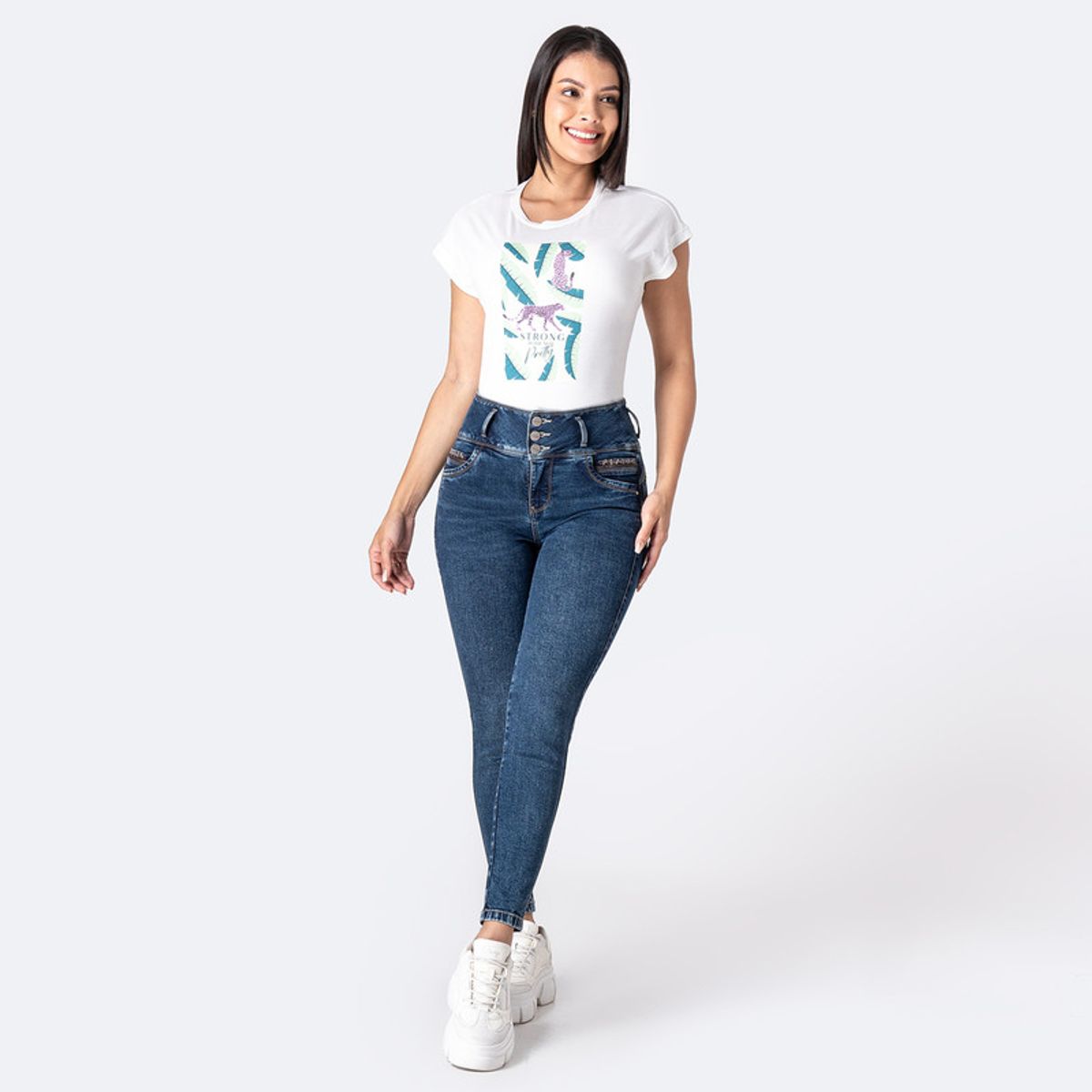 PIONIER - Jean Pitillo Denim Stretch Mujer Naommy Pionier