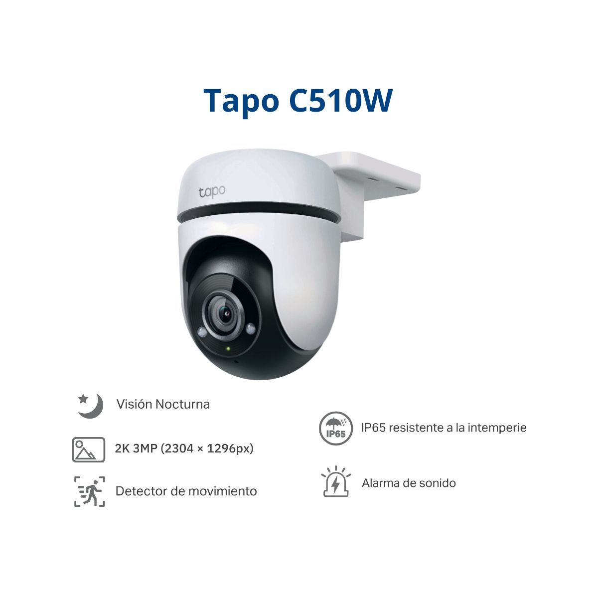 TP LINK - Kit de 3 Cámara de seguridad Tapo C510W 2K inteligente Wi-Fi para exteriores
