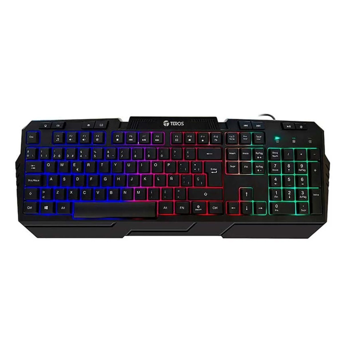 TEROS - Kit 4 En 1 TEROS TE-4063N Teclado + Mouse + Audifono + Pad Mouse