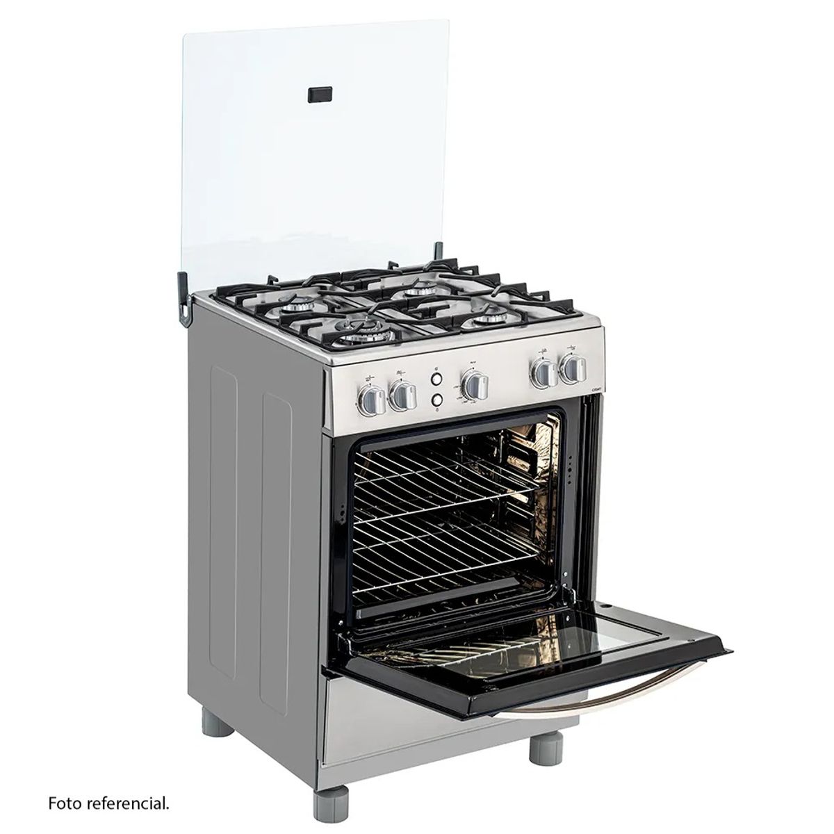 COLDEX - Cocina Coldex CX641 PLUS a Gas de Pie 24" 4 Quemadores Inox