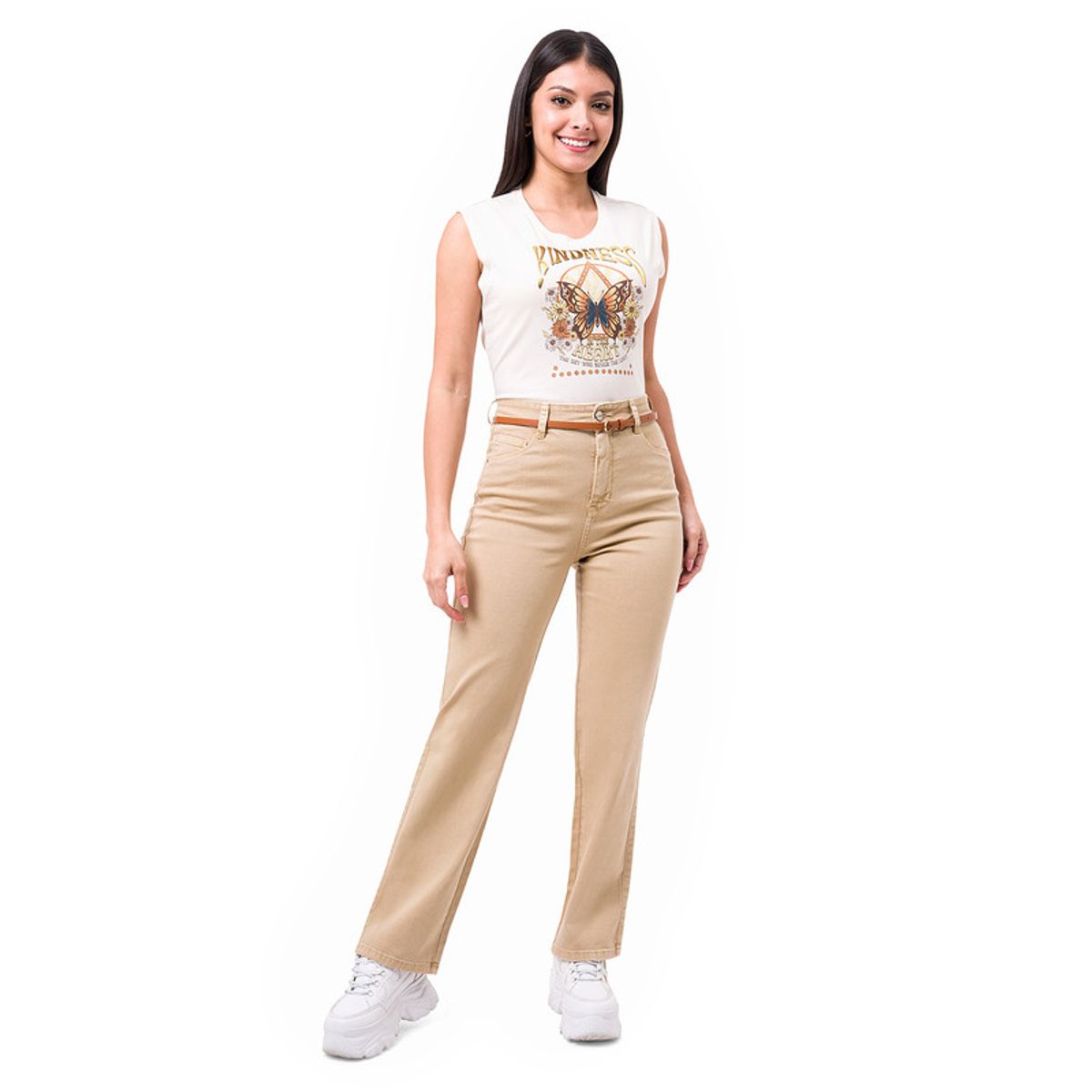 PIONIER - Pantalón Drill Stretch Mujer Haishe Pionier