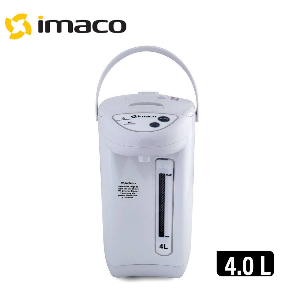 Imaco - Termo Dispensador de Agua 4Lt Imaco TP4750 - Blanco