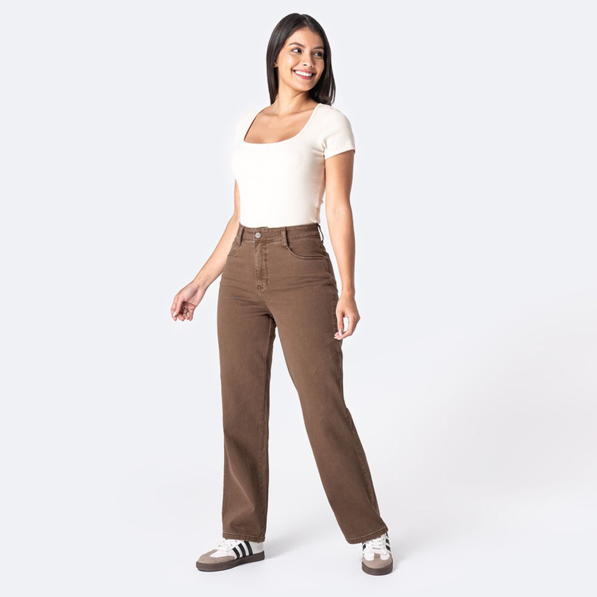 PIONIER - Pantalón Drill Stretch Mujer Haishe Pionier