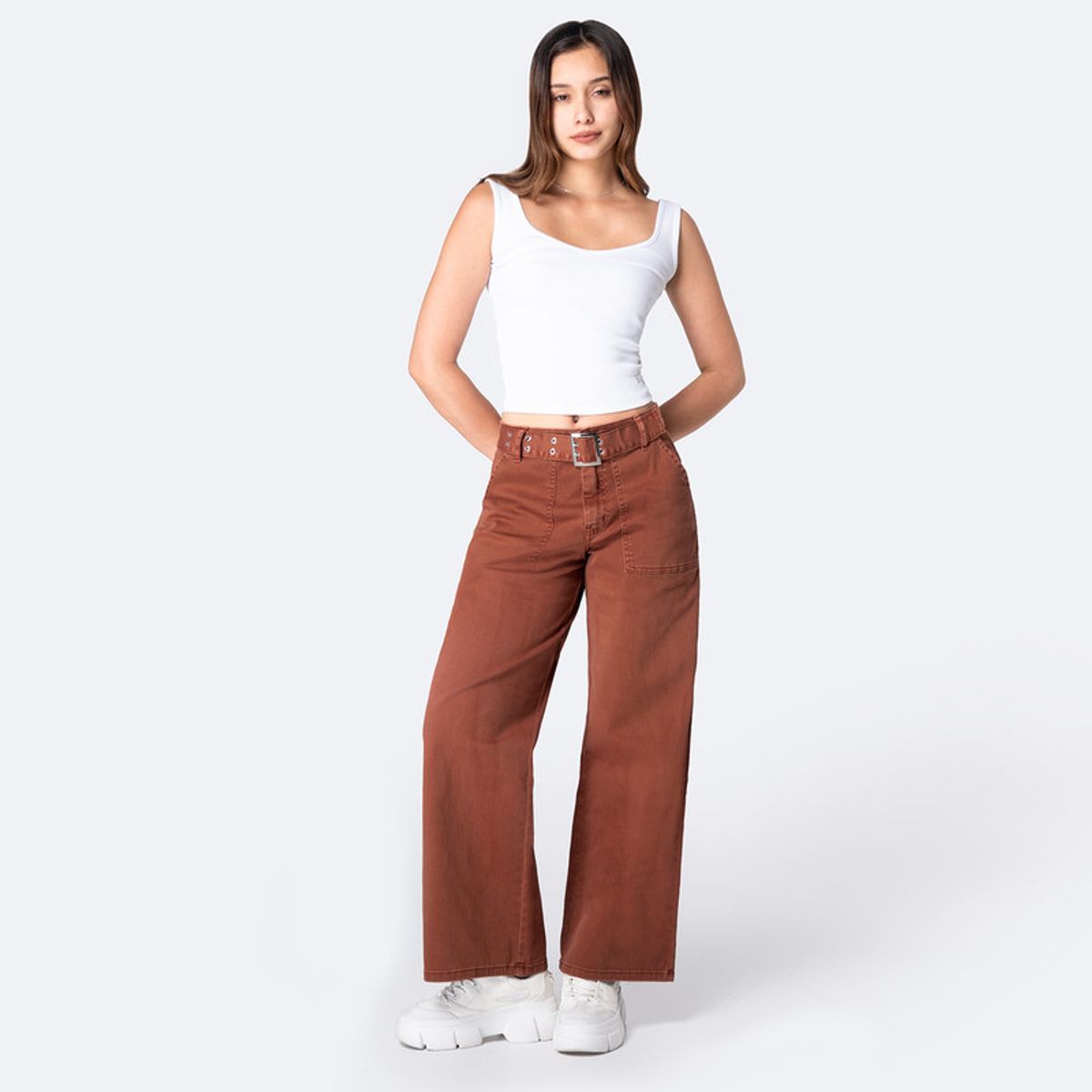 PIONIER - Pantalón Drill Stretch Mujer Preti Pionier