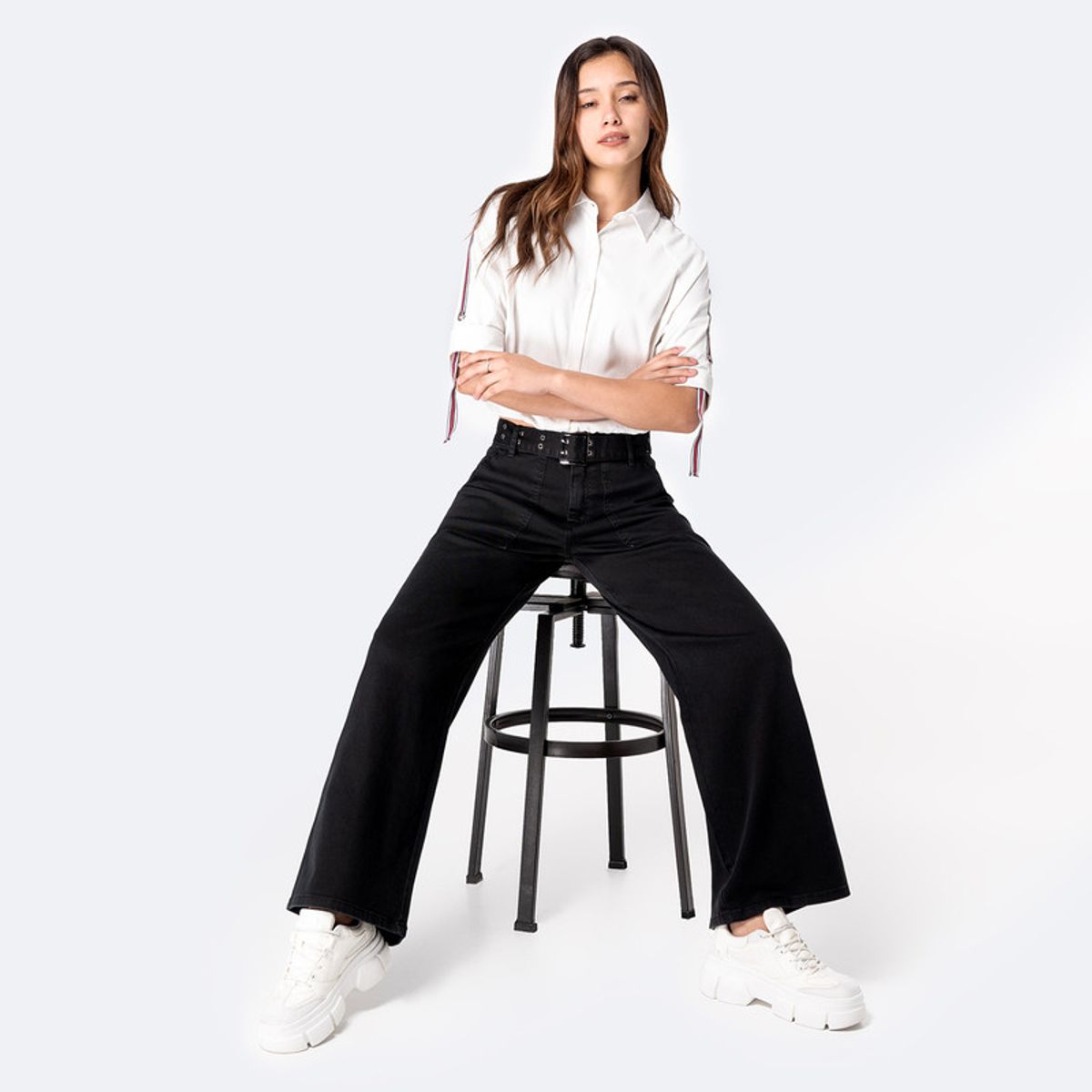 PIONIER - Pantalón Drill Stretch Mujer Preti Pionier