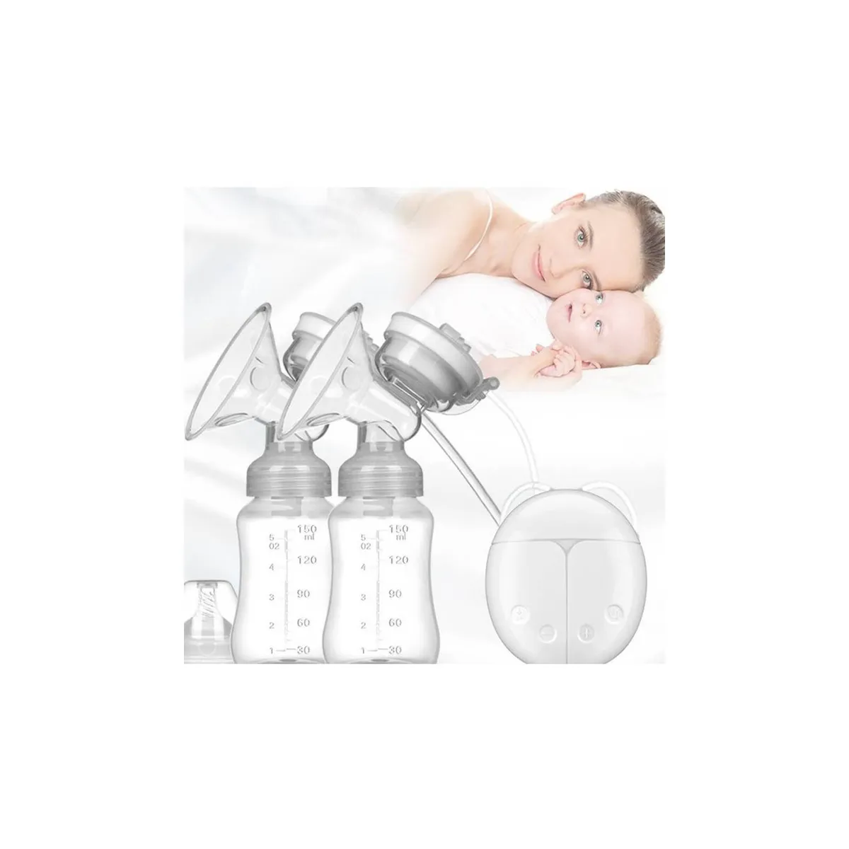 GENERICO - Extractor Doble de Leche Materna Bebe