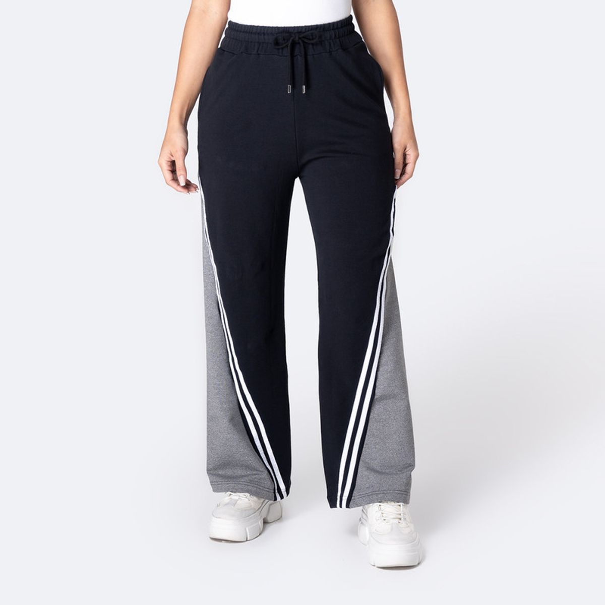 PIONIER - Pantalón Palazo French Terry Mujer Aritza-S Pionier