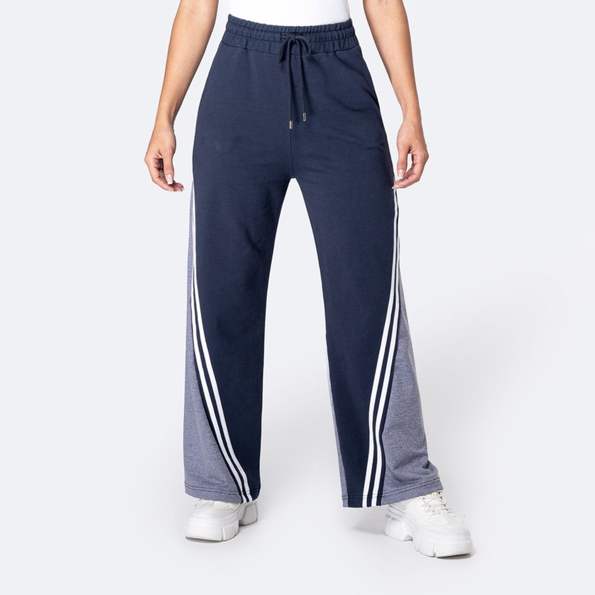 PIONIER - Pantalón Palazo French Terry Mujer Aritza-S Pionier