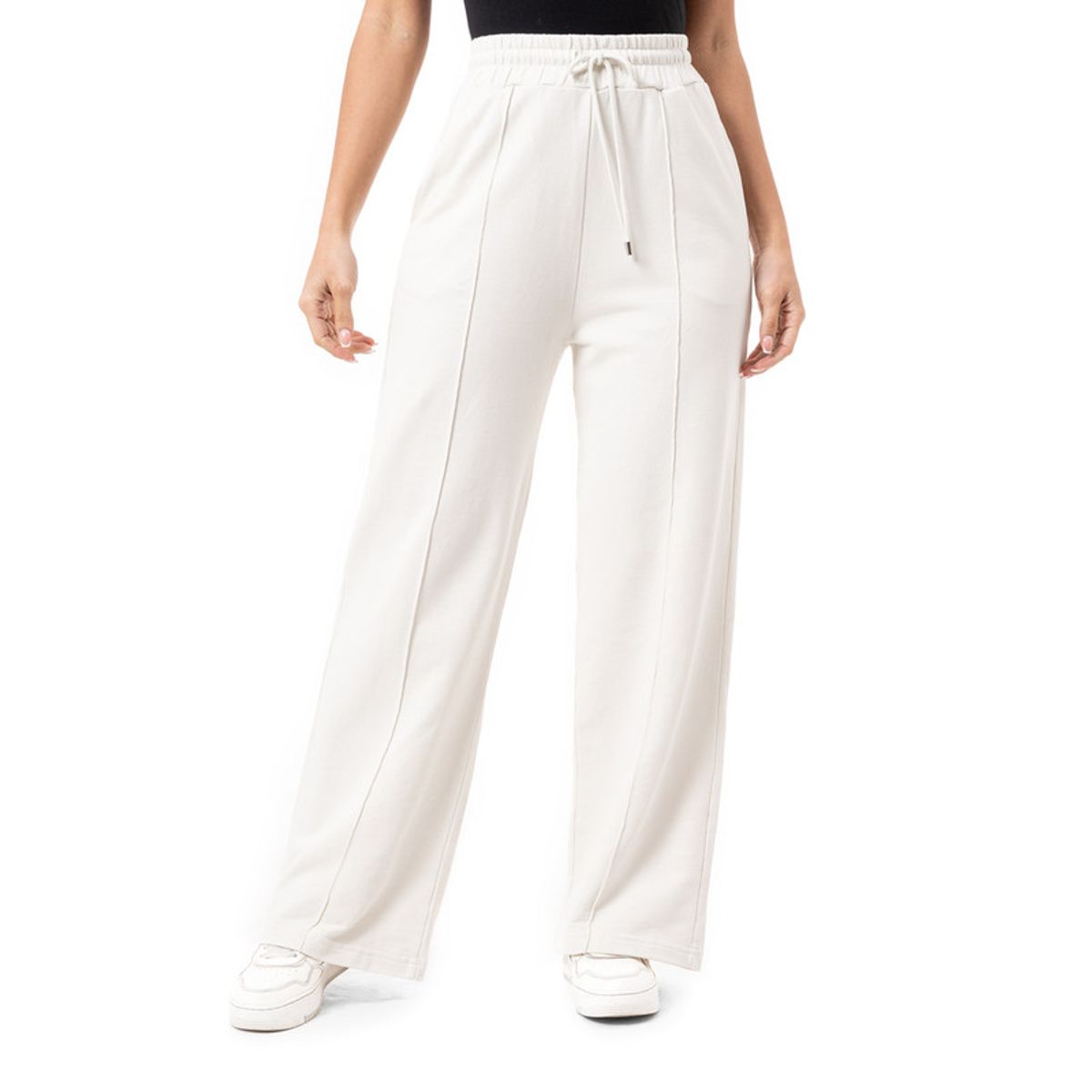 PIONIER - Pantalón Palazo French Terry Mujer Defne Pionier