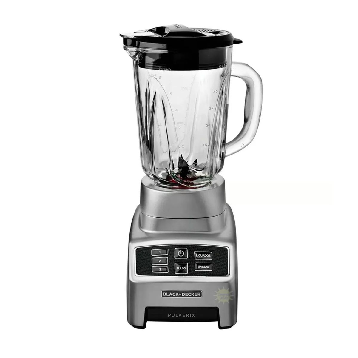 BLACK+DECKER - Licuadora 3 Vel Pulverix Digital Black 1.5 Lt BL1840MS Black & Decker