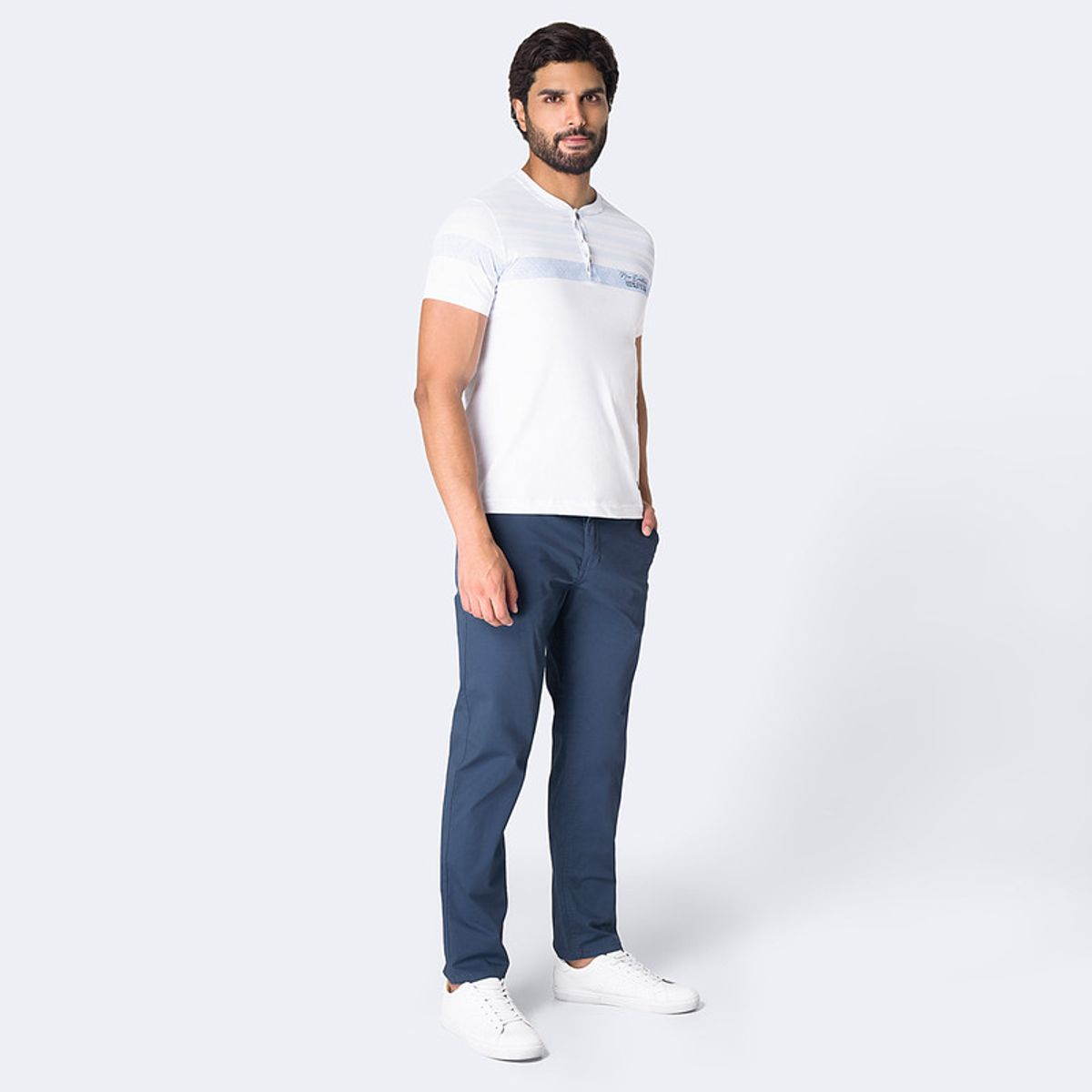 PIONIER - Pantalon Basico Tafeta Charlehs Hombre