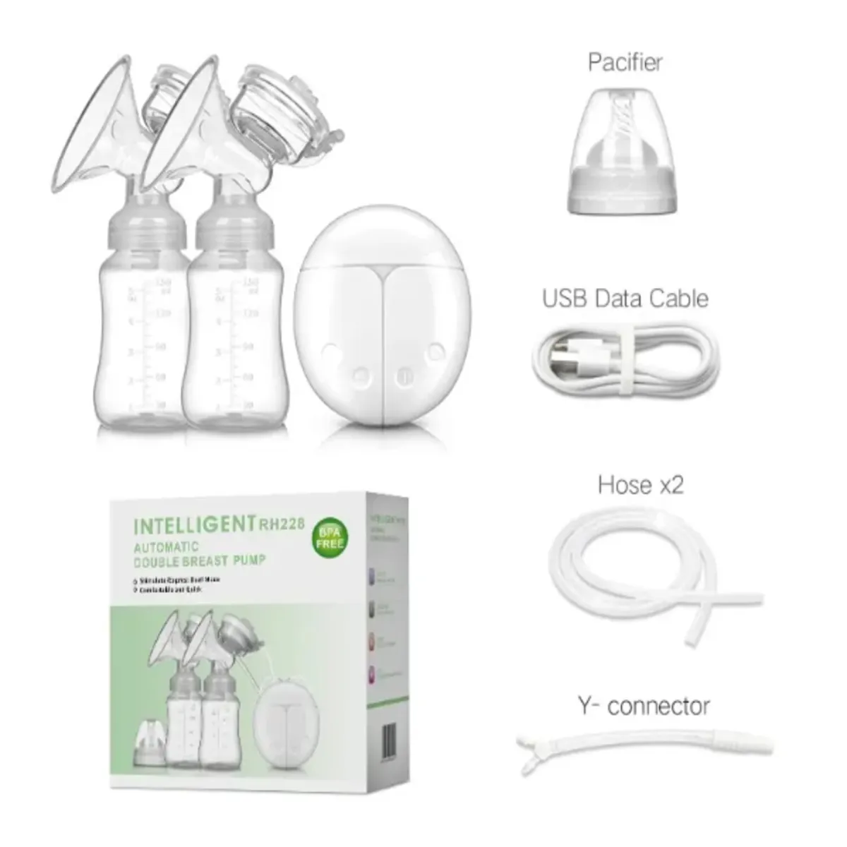 GENERICO - Extractor Doble de Leche Materna Bebe