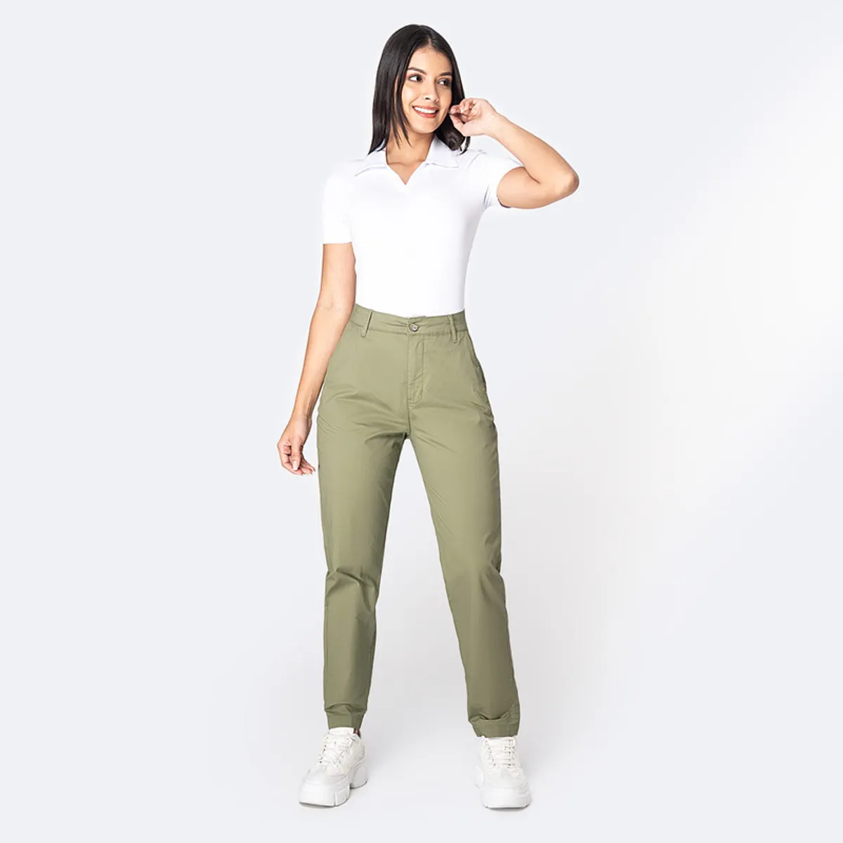 Pionier - Pantalon Moda Tafeta Simran Mujer