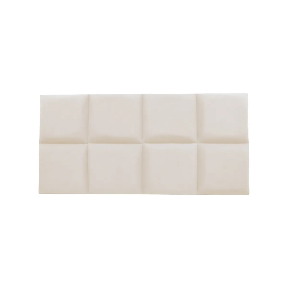 MUEBLES MACRUMO - Cama tapizada Serena + almohada - King 2 tarimas - Color Beige claro
