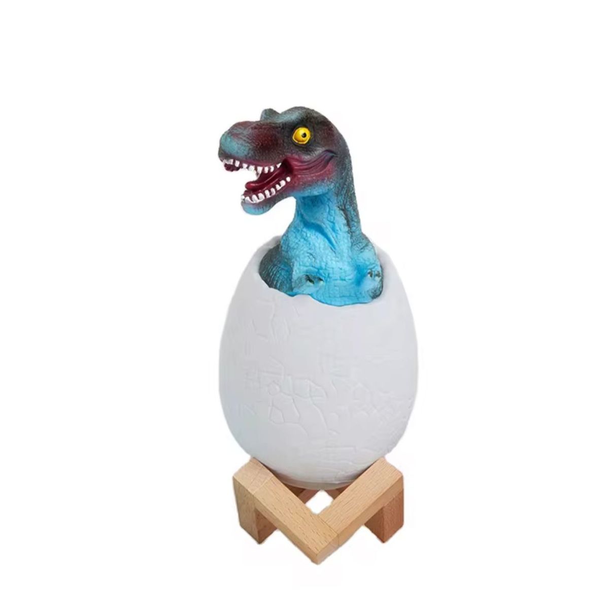 GENERICO - Lampara de dinosaurio 3D Multicolor Led