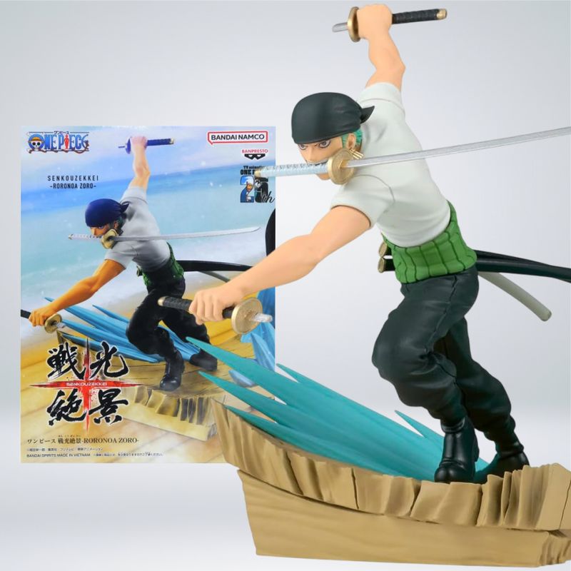 BANPRESTO - FIGURA ONE PIECE SENKOU ZEKKEI -  RORONOA ZORO