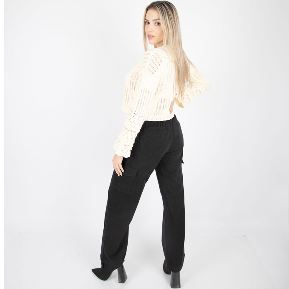 JAROLA - Pantalón Cargo Jarola Olivia