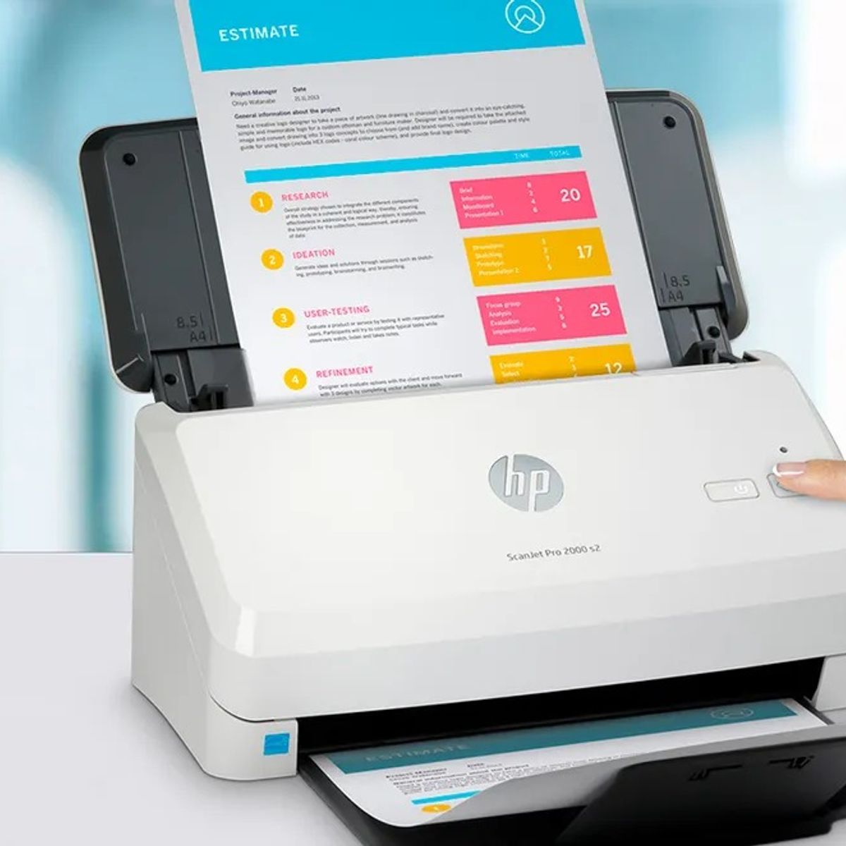 HP - Scaner HP Scanjet Pro 2000 S2 6FW06A