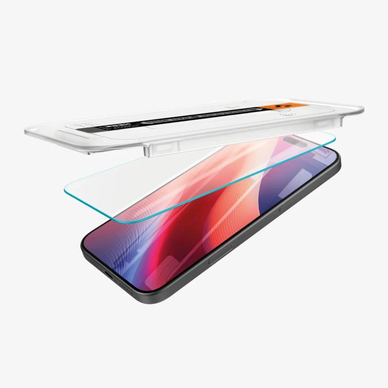 SPIGEN - Mica Vidrio iPhone 16 Pro Max Spigen Dureza 9H 2UND - Importado USA