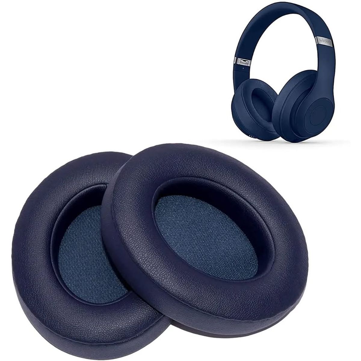 GENERICO - Almohadillas para audífonos Beats Studio 2.0 y 3.0 azul navy