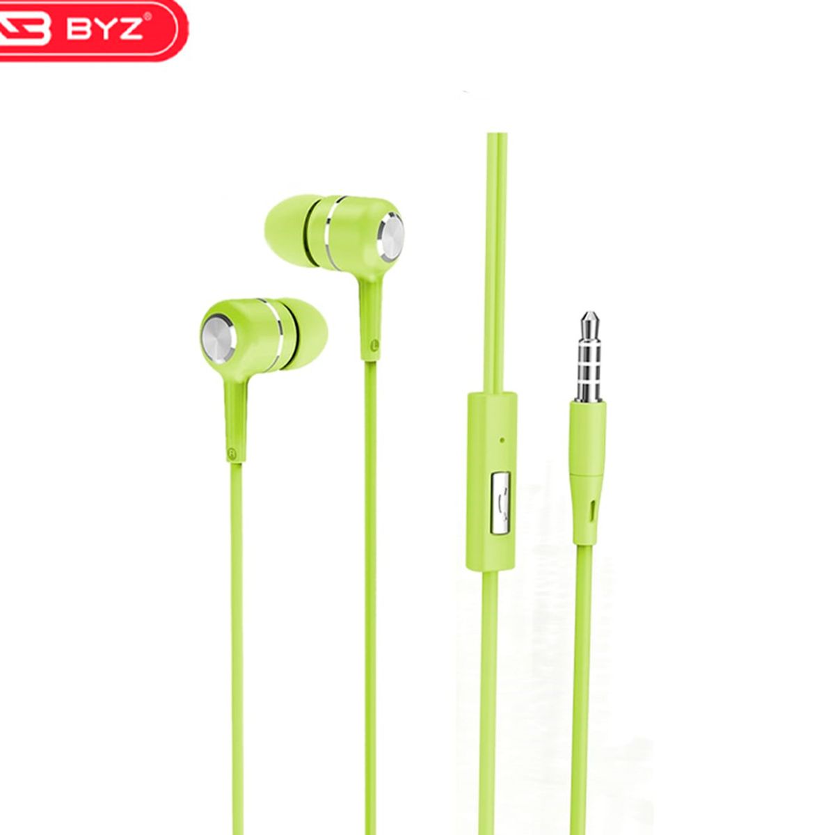 GENERICO - Audífonos BYZ SE519A con Micrófono Verde