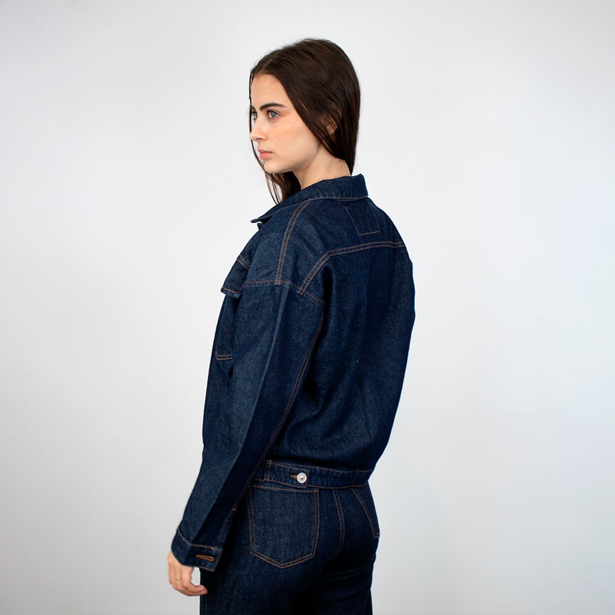 EVANIC - CASACA LARGA DENIM CHARO