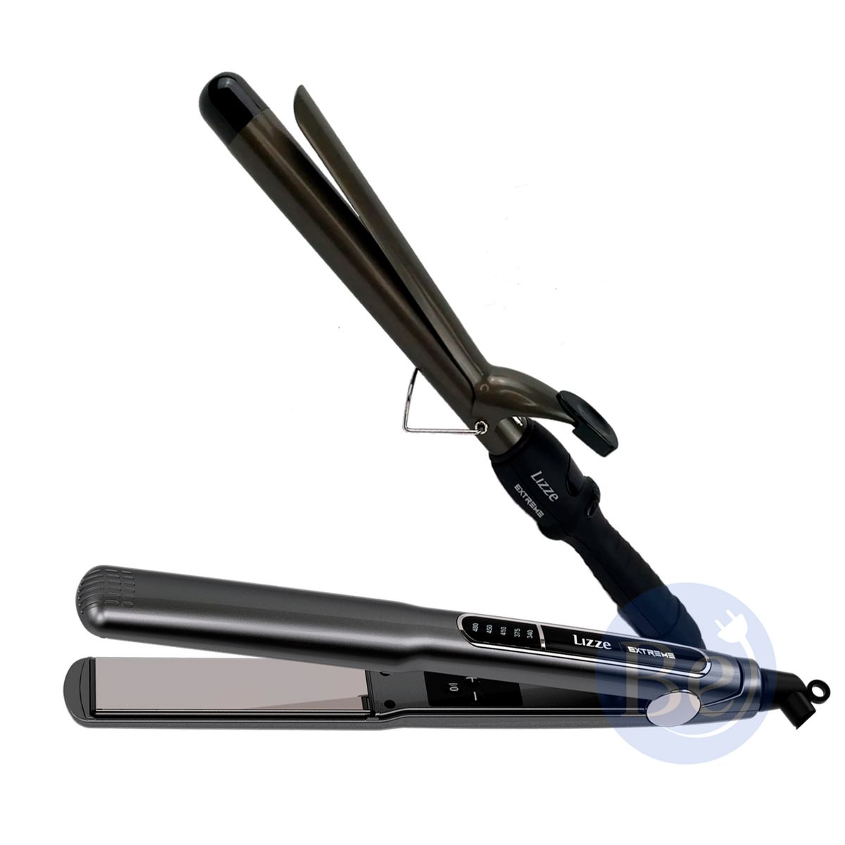 LIZZE - Combo Lizze Alisadora EXTREME y Rizador de 25mm
