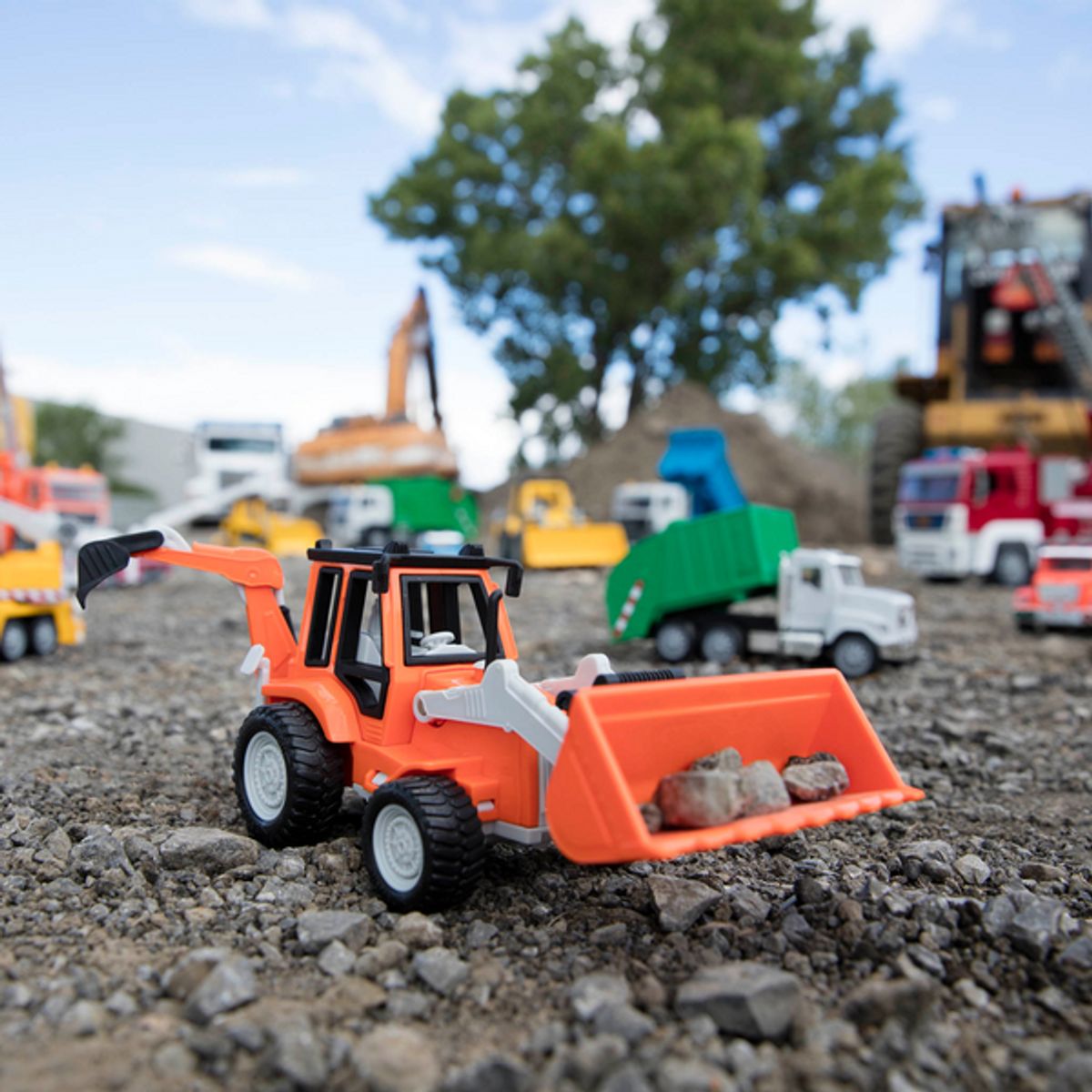 DRIVEN - Driven Excavadora naranja pequeña