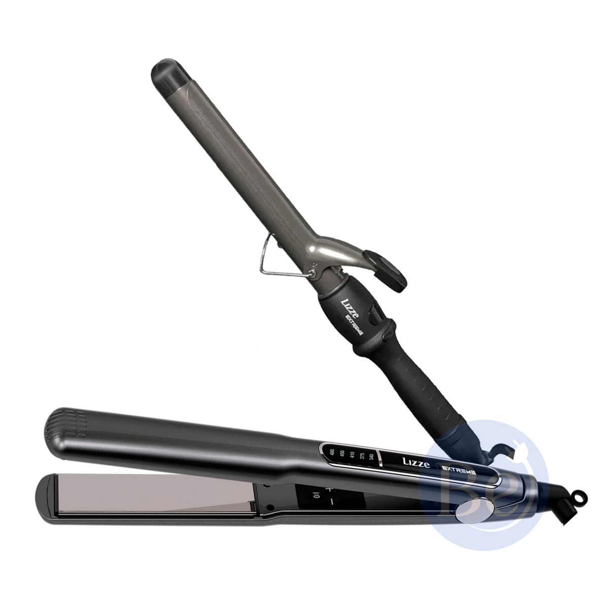 LIZZE - Combo Lizze Alisadora EXTREME y Rizador de 19mm