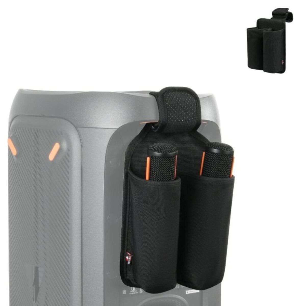 GENERICO - Bolso Estuche Soporte de Micrófonos para Parlantes JBL PartyBox