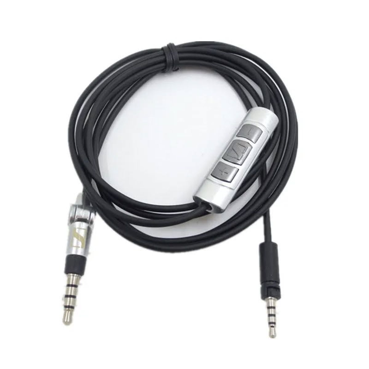 GENERICO - Cable aux para audífonos Sennheiser Momentum 4,0 3,0 2,0 1,0  HD1 NEGRO